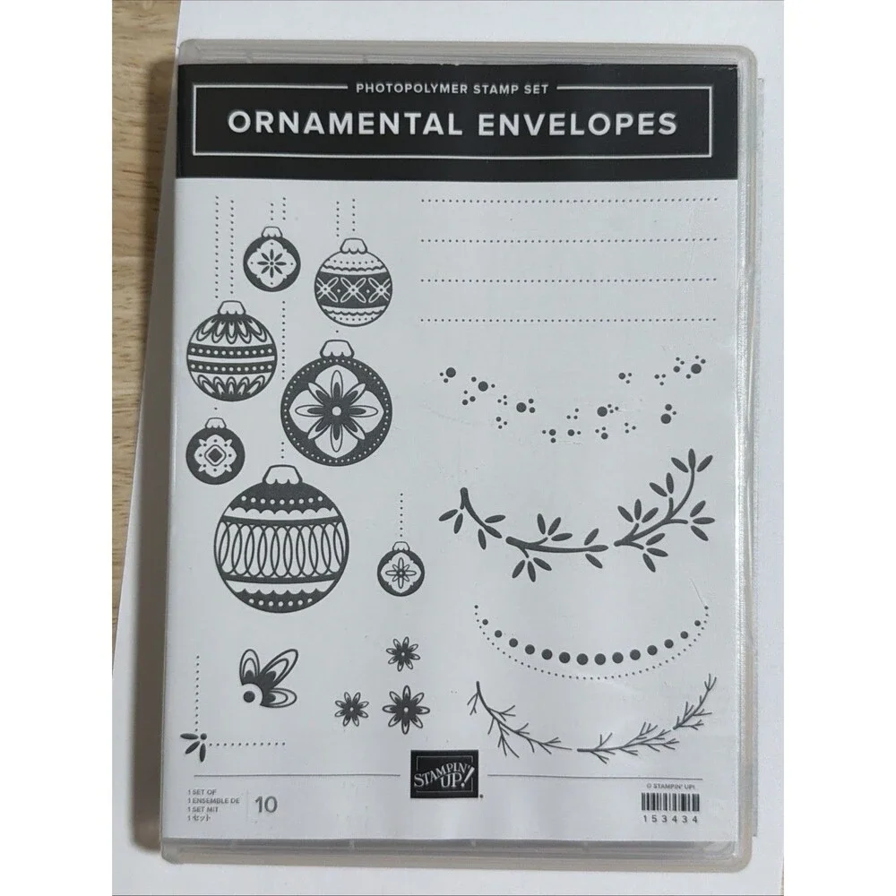 Stampin’ Up Ornamental Envelopes Stamp Set With DIES Retired! read description
